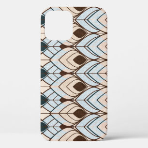 Art Deco: naadloos getextureerd Ornament. iPhone 12 Hoesje
