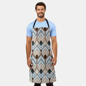 Art Deco: naadloos getextureerd Ornament. Schort (Gedragen)