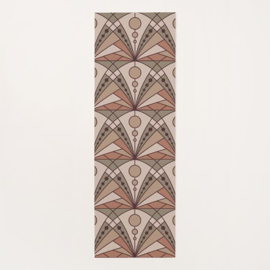 Art Deco (natuurschildpadden) Yogamat (Achterkant)