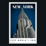 Art déco New York<br><div class="desc">Une série de posters vintage qui reflète le style des années 1920 et 30. Disponible dans des rapports d'aspect donnés seulement créé dans un effet d'huile couleur pleine glorieuse. Convient à tous les âges.</div>