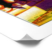 Art Deco Nice Franse riviera Poster (Hoek)