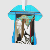 Art Déco Noël Angel Personnalisé (devant)