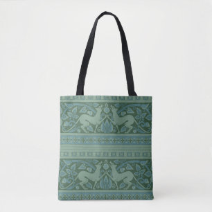 Art Deco Nouveau Hond Natuur Dierenpatroon Draagtas