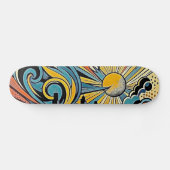 Art Deco Ocean Dreams Skateboard (Horizontaal)