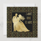 Art Deco of Save the Date Kaart (Voorkant)