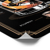 Art Deco Old Fashioned Cocktail Wall Poster (Hoek)