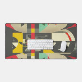 Art Deco ontmoet midden eeuw modern Bureaumat (Keyboard & Muis)