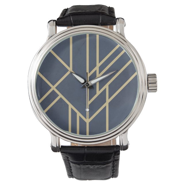 Art Deco-ontwerp Horloge (Voorkant)