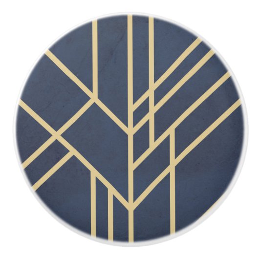 Art Deco-ontwerp Keramische Knop (Voorkant)