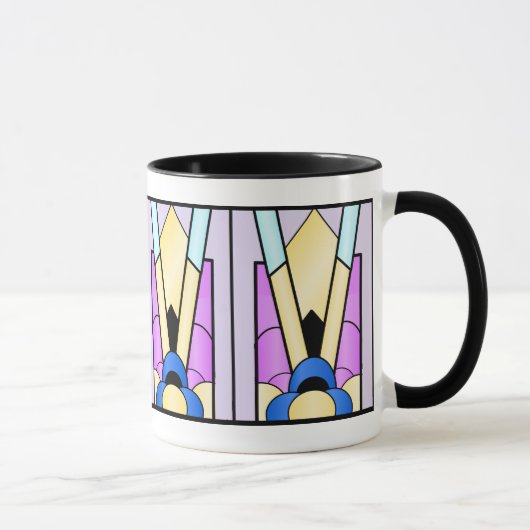 Art Deco-ontwerp Mok (Rechts)