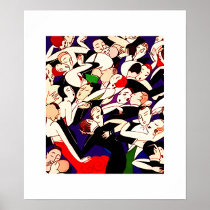 Art Deco-ontwerp Poster