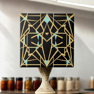 Art Deco Opnieuw Uitgevonden Tegeltje