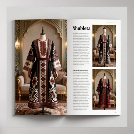 Art Deco Opulence Geometric Patterns IIHER_XHU_001 Poster (Voorkant)