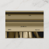 Art déco or carte de visite (Dos)