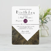 Art déco or des années 1920 | Invitation de fête d (Debout devant)