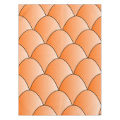 Art Déco Orange Scales Design Nappe (Devant)