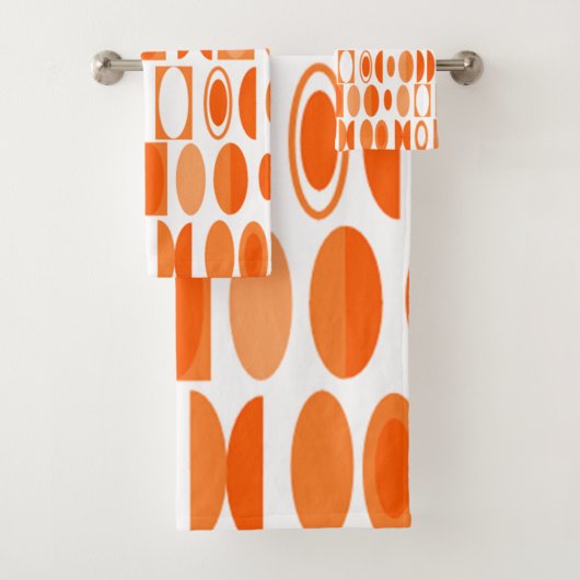 Art Deco Ovalen Bad Handdoek (Insitu)