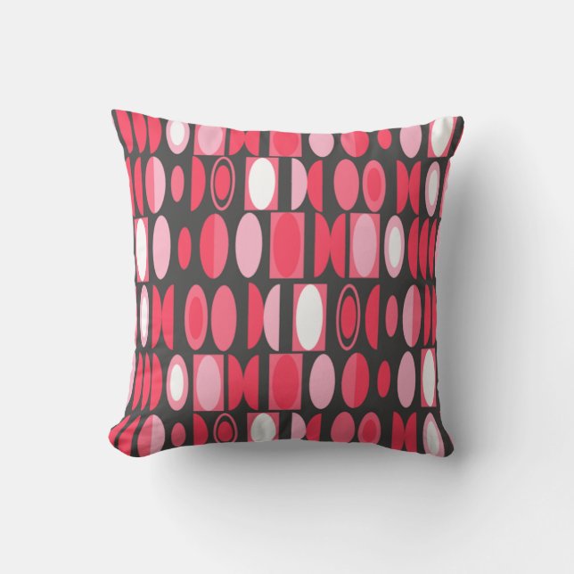 Art Deco Ovalen Kussen (Voorkant)