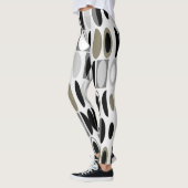 Art Deco Ovalen Leggings (Links)