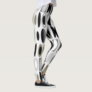 Art Deco Ovalen Leggings