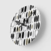 Art Deco Ovalen Ronde Klok (Hoek)