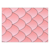 Art Déco Pales Roses Design Nappe (Devant (Horizontal))