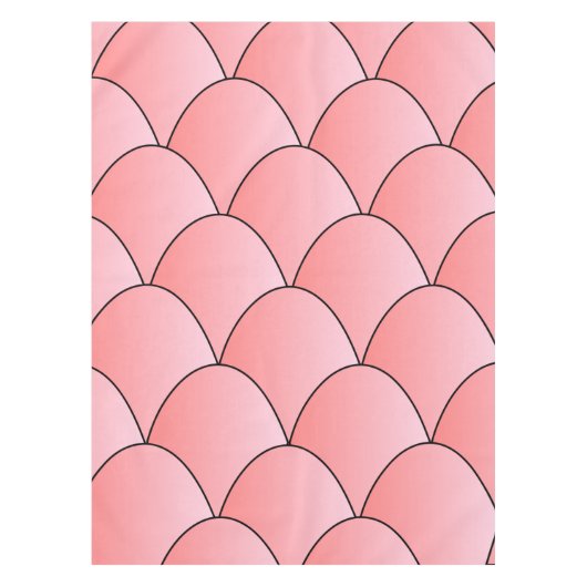 Art Déco Pales Roses Design Nappe (Devant)