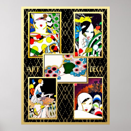 Art Deco Para Todos Dames. Poster (Voorkant)