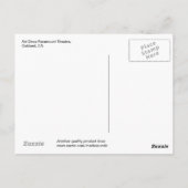 Art Deco Paramount Theatre, Oakland, Verenigde Sta Briefkaart (Achterkant)