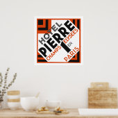 Art Déco Paris Hôtel étiquette remake (Cuisine)