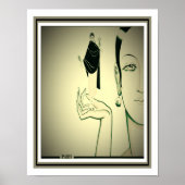 Art Deco Paris Mode Print (Voorkant)