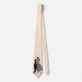 Art Deco-Passen getrouwd, Bride en Groom Dance Stropdas (Voorkant)
