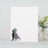  Art Deco-Passen getrouwd, Love Wedding Dance (Staand voorkant)