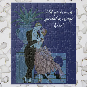  Art Deco-Passen getrouwd, Love Wedding Dance Legpuzzel