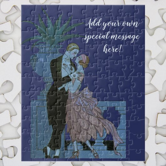  Art Deco-Passen getrouwd, Love Wedding Dance Legpuzzel