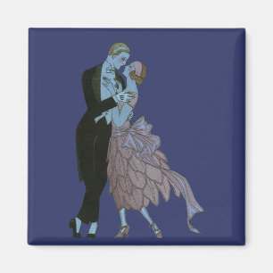  Art Deco-Passen getrouwd, Love Wedding Dance Magneet