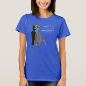 Art Deco-Passen getrouwd, Love Wedding Dance T-shirt (Voorkant)