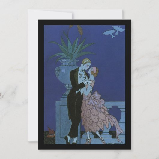 Art Deco Passen getrouwd, Oui van George Barbier (Voorkant)