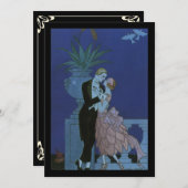 Art Deco Passen getrouwd, Oui van George Barbier (Voorkant / Achterkant)