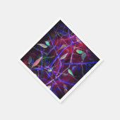 Art Deco-patroon - abstracte woeste bladeren Servetten (Hoek)