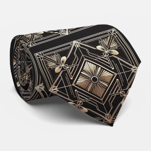 Art Deco Patroon Herenstropdas Stropdas