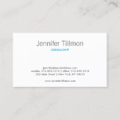 ART DECO PATROON in GRIJS Visitekaartje (Achterkant)