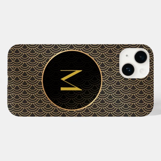 Art Deco-patroon iPhone/iPad-draagtas Case-Mate iPhone Case (Achterkant (horizontaal))