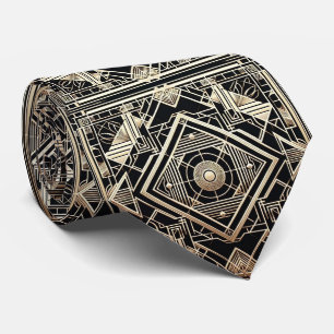 Art Deco Patroon Stropdas