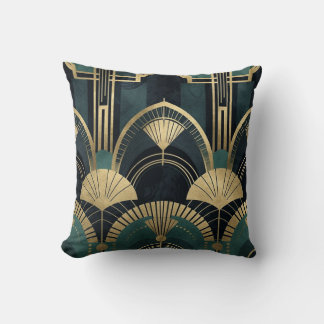 Art Deco Pattern 7 Print - Sierkussen