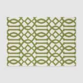 Art Deco Pattern Green Tissuepapier (Voorkant)