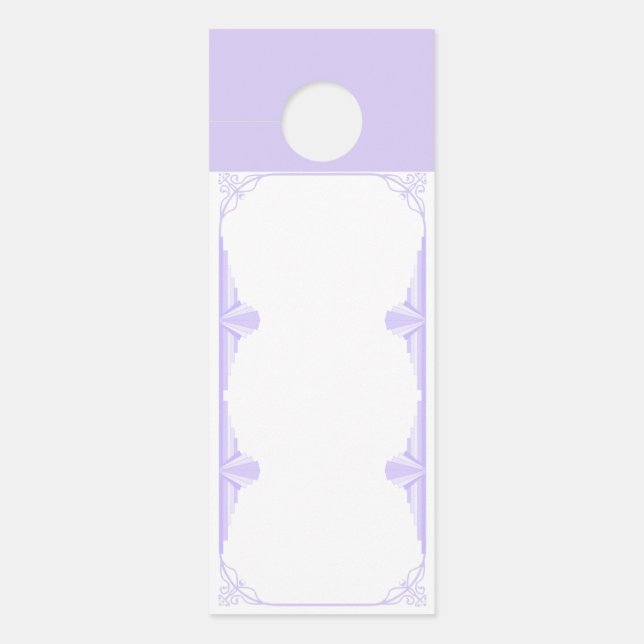 Art Deco Pattern in Lila (Voorkant)