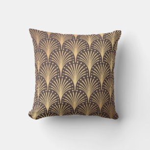 Art Deco Pattern Naadloze gouden achtergrond. Mini Kussen