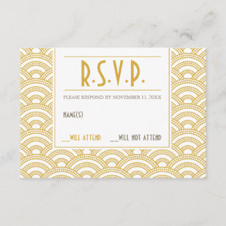 Art Deco Pattern Response Kaart