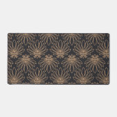 Art Deco pattern with gold floral motifs  (Recto)